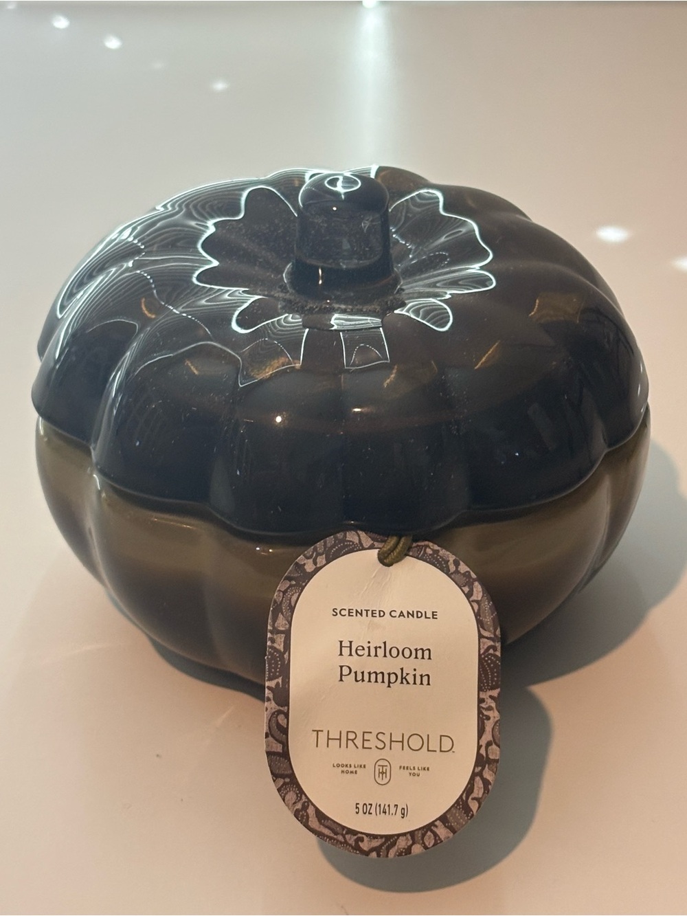 Threshold Heirloom Pumpkin Scented Candle - Dark Brown